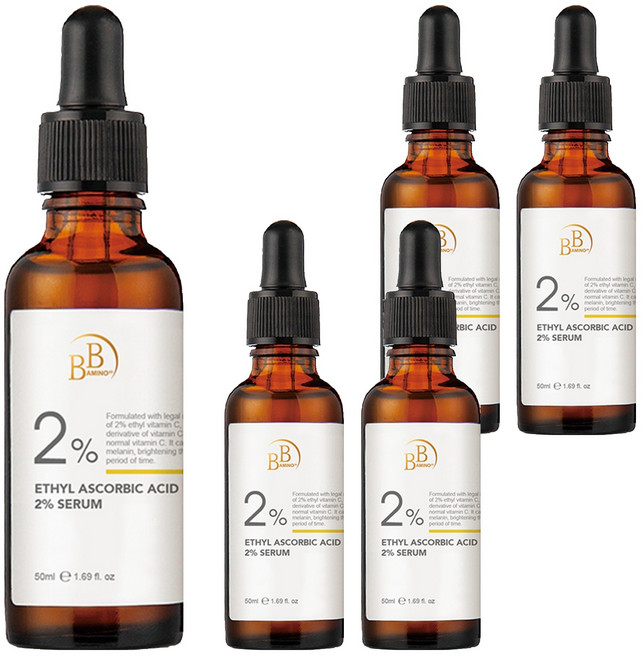 BB AMINO 科研 2%乙基維他命C美白精華, 50ml, 5件