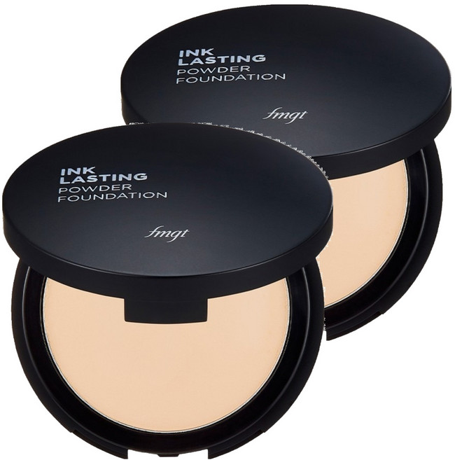 THE FACE SHOP 菲詩小舖 fmgt 台灣公司貨 貼妝持久空氣粉餅 SPF30 PA++ 9g, V203, 2個