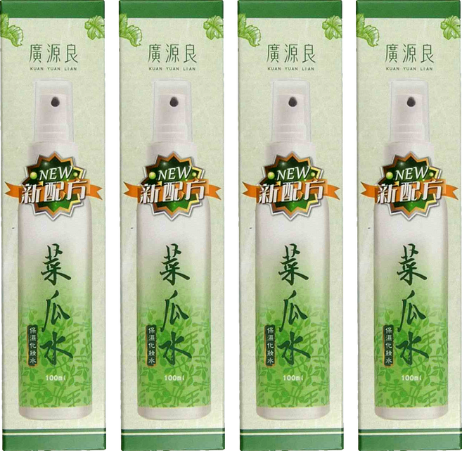 廣源良菜瓜水 保濕噴霧 台灣製造, 100g, 100ml, 4瓶