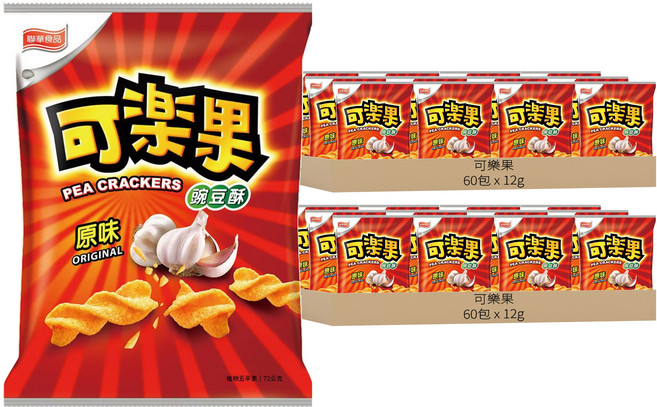 可樂果 碗豆酥 原味, 120包, 12g