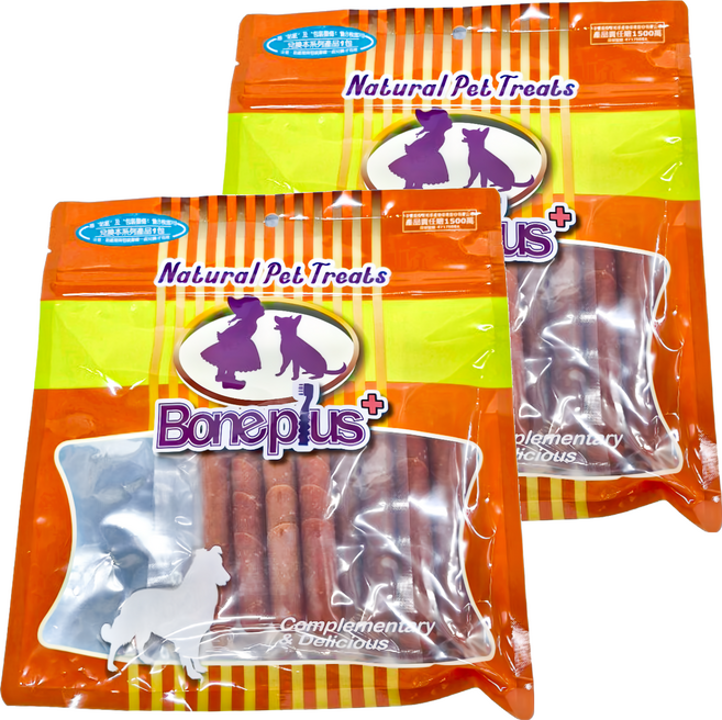 Boneplus 香烤火腿乾, 雞肉, 150g, 2包