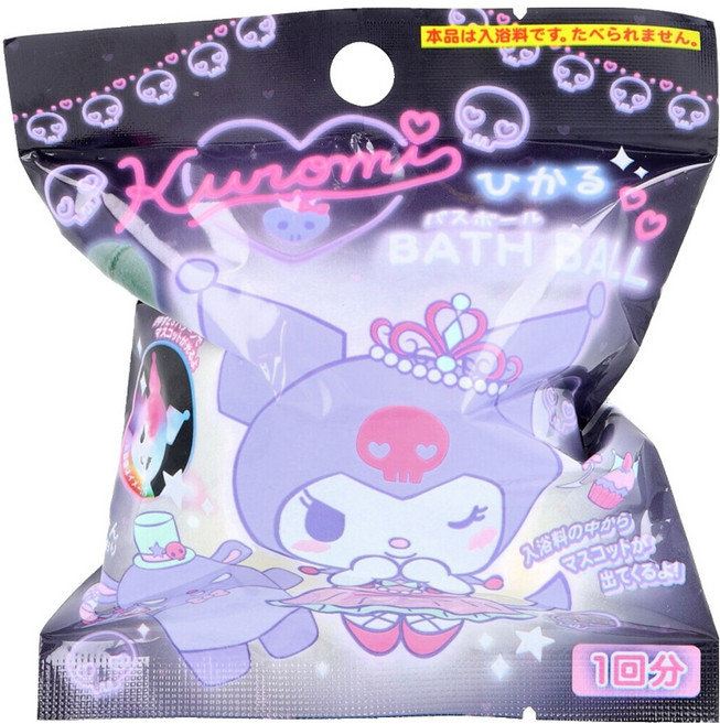 Sanrio 三麗鷗 庫洛米沐浴球 發光玩具, 75g, 1件