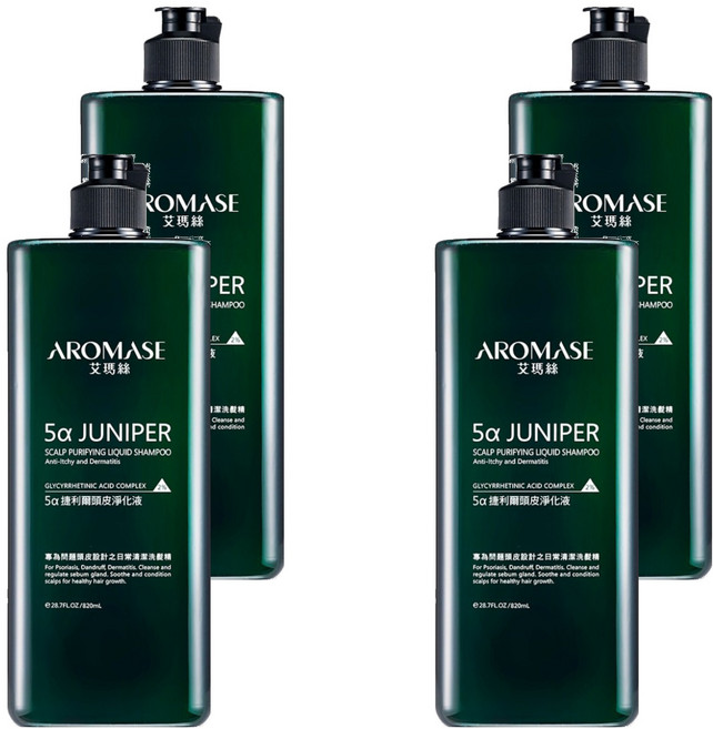 AROMASE 艾瑪絲 5a捷利爾頭皮淨化液, 820ml, 4瓶