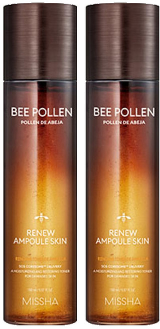 MISSHA Bee Pollen 賦活安瓶, 150ml, 2瓶