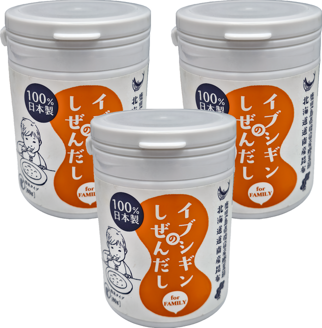 日本 ORIDGE 不加食鹽昆布柴魚粉, 80g, 3瓶