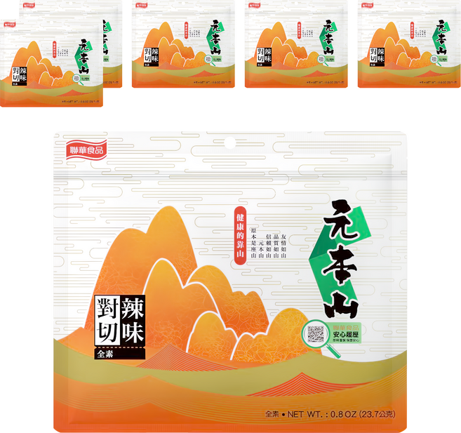 元本山 辣味對切海苔, 23.7g, 6包