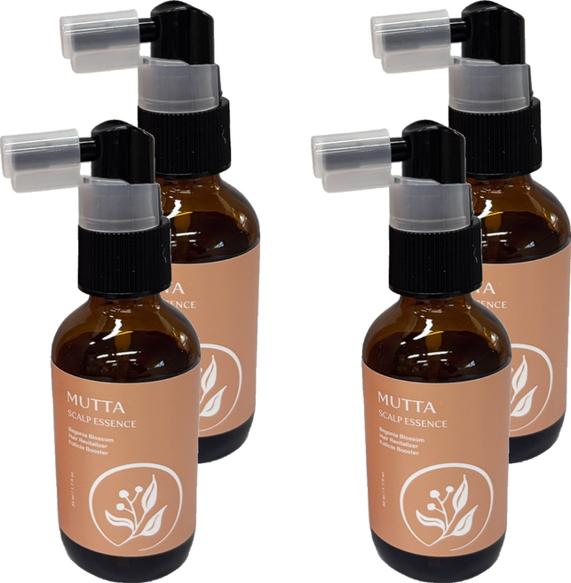 MUTTA 沐塔 海棠初綻 逆齡重生蘊髮精粹, 50ml, 4瓶