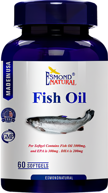 ESMOND NATURAL 愛司盟 純淨魚油軟膠囊, 60顆, 1罐