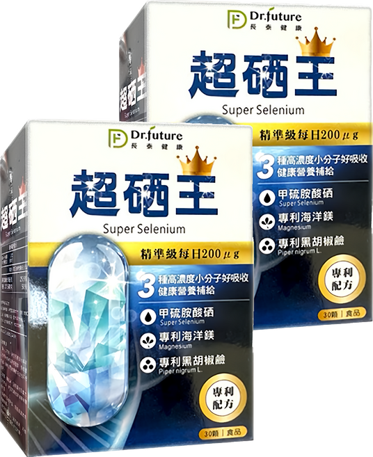 Dr.future 長泰健康 超硒王鎂配方膠囊 500mg, 30顆, 2盒