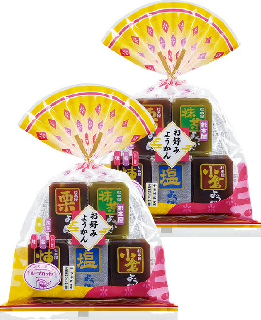 SUGIMOTOYA SEIKA 杉本屋 五色羊羹, 320g, 2袋