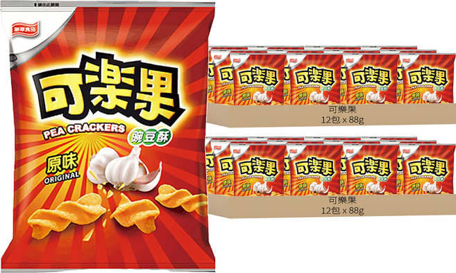 可樂果 碗豆酥 原味, 24包, 88g