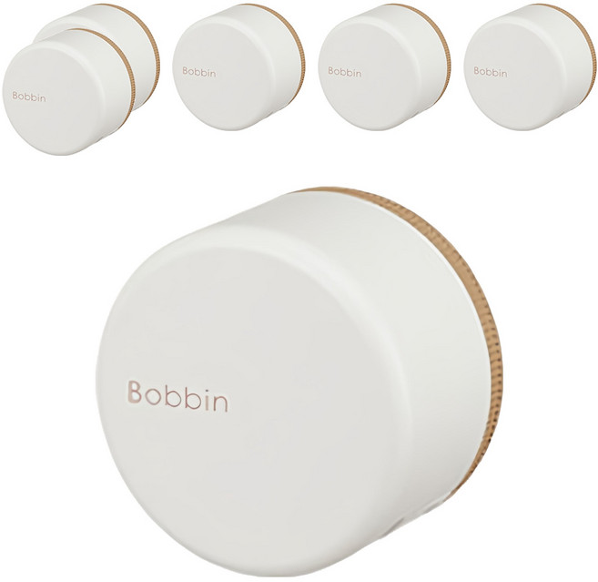 KOKUYO 國譽 Bobbin 紙膠帶攜帶盒 附切割器 附閘門保護, 白色, 6個