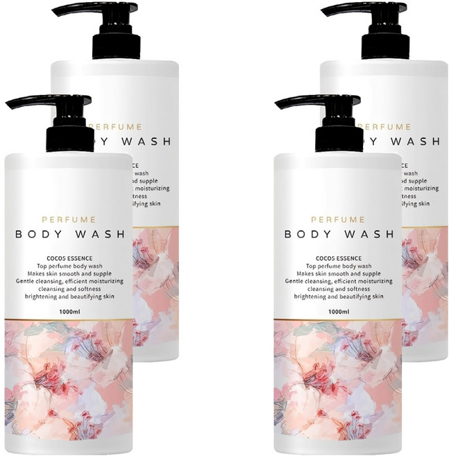 COCO No.5 奢華香水沐浴乳, 4個, 1L