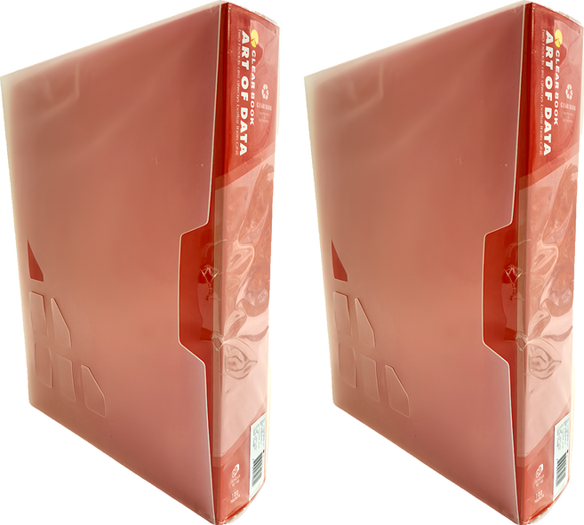 SUANDER 雙德文具 A4主色板資料簿 附盒 SD100A+C-1 100入, 紅色, 2盒