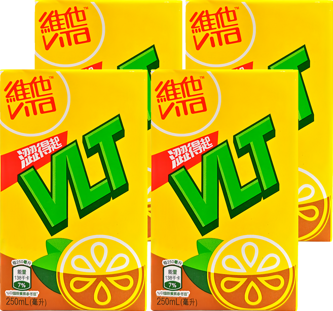 ViTa 維他 檸檬茶飲品, 250ml, 4入
