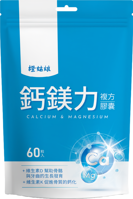 橙姑娘 鈣鎂力, 1包, 60顆