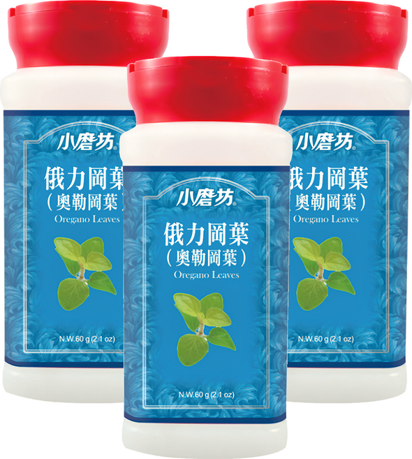 小磨坊 俄力岡葉 奧勒岡葉, 60g, 3瓶