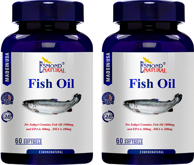 ESMOND NATURAL 愛司盟 純淨魚油軟膠囊, 60顆, 2罐