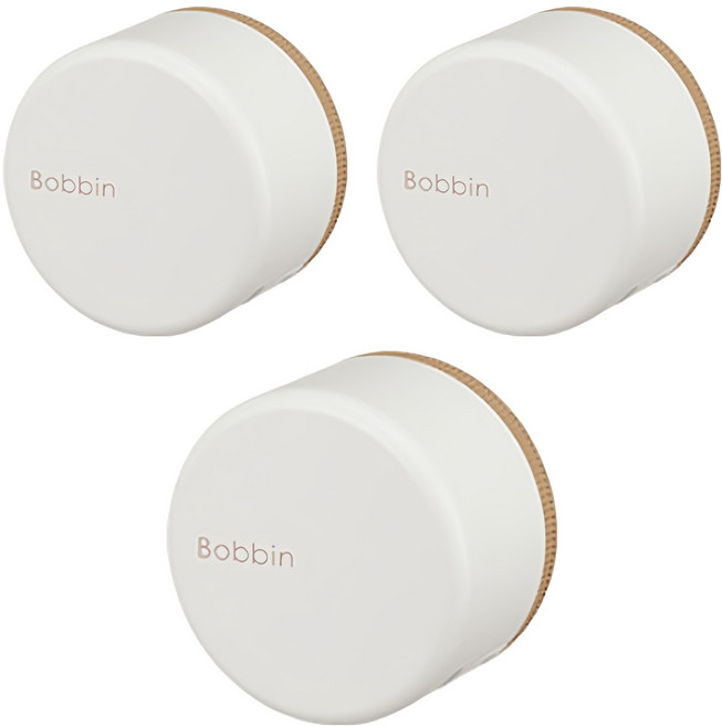 KOKUYO 國譽 Bobbin 紙膠帶攜帶盒 附切割器 附閘門保護, 白色, 3個