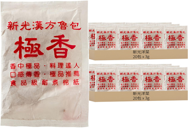 新光洋菜 極香滷包, 3g, 40包