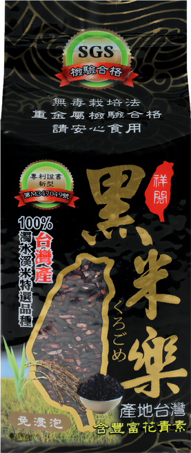濁水溪特級黑米樂, 600g, 1入