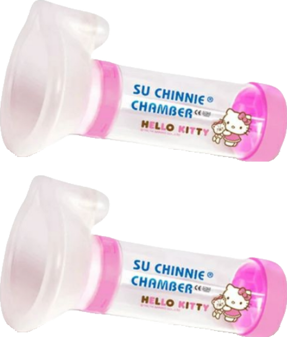 SU CHINNIE 舒喘寧 吸藥輔助器 兒童, 2個