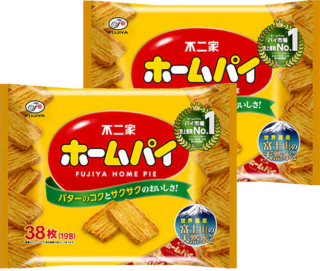 FUJIYA 不二家 奶油風味千層派, 190g, 2袋