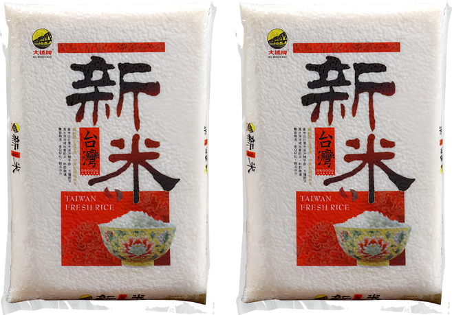 大橋牌 新米, 1.8kg, 2包, CNS二等