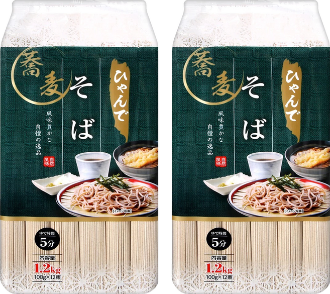matsudaisoba 松代蕎麥善屋 蕎麥麵, 1.2kg, 2包
