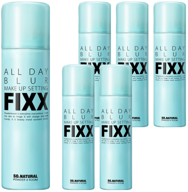 so natural 台灣公司貨 FIXX 沁涼保濕定妝噴霧 霧面柔焦, 6個, 75ml