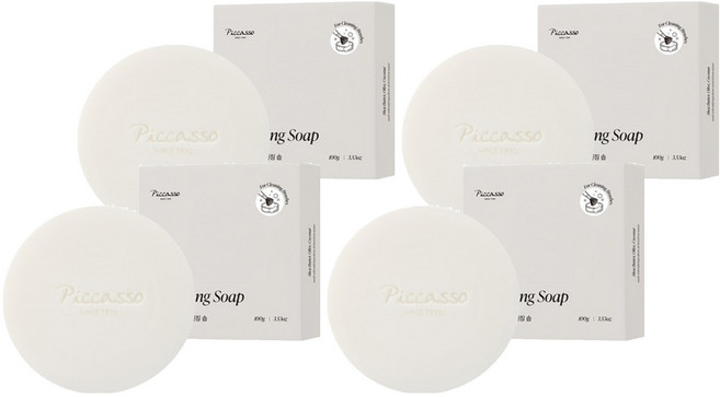 PICCASSO 畢卡索 刷具清潔皂, 4個, 100g
