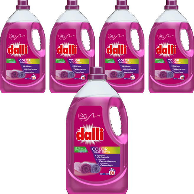 dalli 達麗 紫色洗衣精, 5L, 5桶
