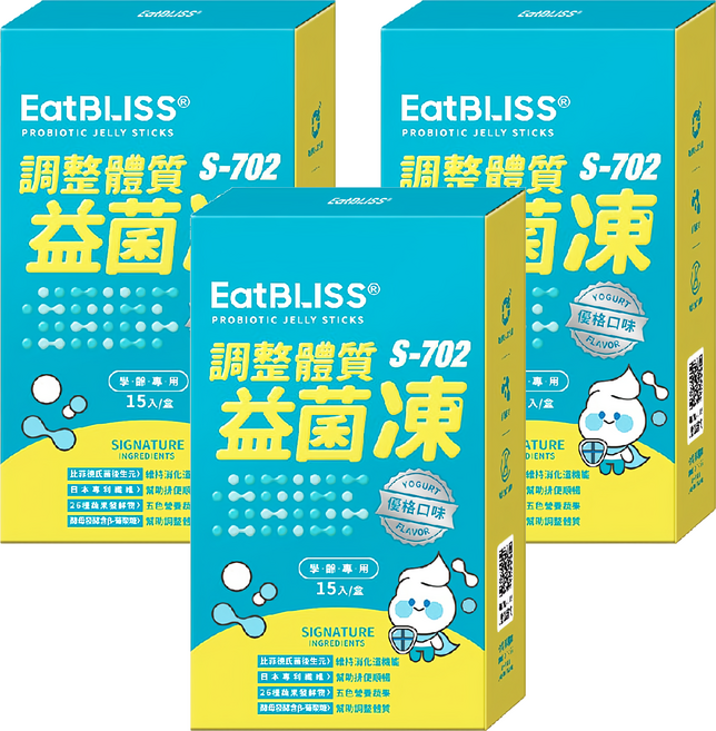 Eat BLISS 益比喜 調整體質益菌凍, 15包, 10g, 3盒