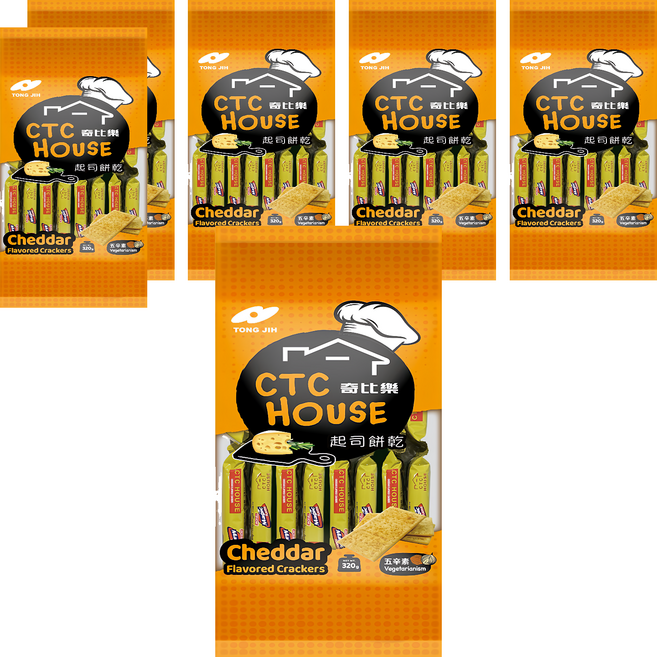 CTC HOUSE 奇比樂 起士餅, 320g, 6袋