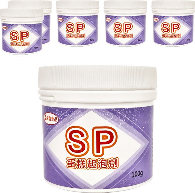 永詮食品 SP蛋糕起泡劑, 100g, 6罐