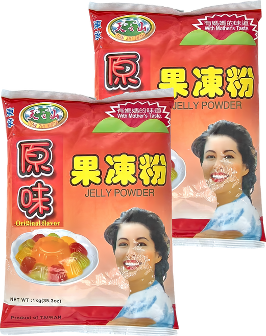 東承 天之山 原味果凍粉 1kg 台灣製造, 2包