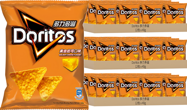 Doritos 多力多滋 玉米片 黃金起司, 40g, 36包