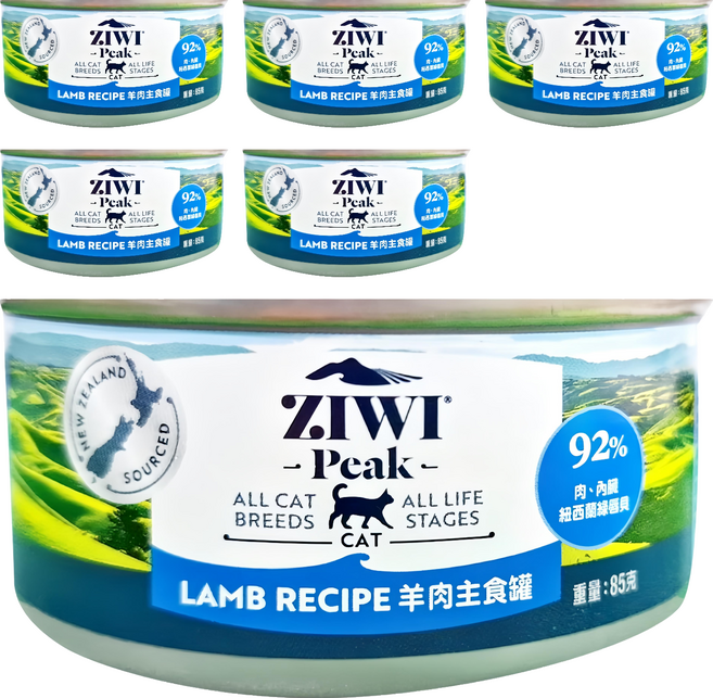 ZIWI Peak 滋益巔峰 貓咪主食罐, 羊肉, 85g, 6罐