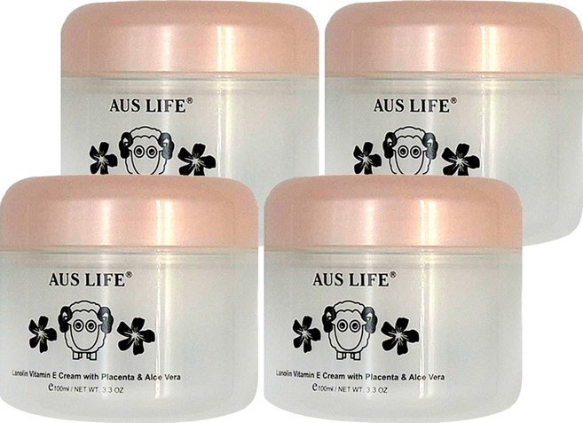 AUS LIFE 澳思萊 蘭鑽奢養滋潤乳霜, 100ml, 4罐