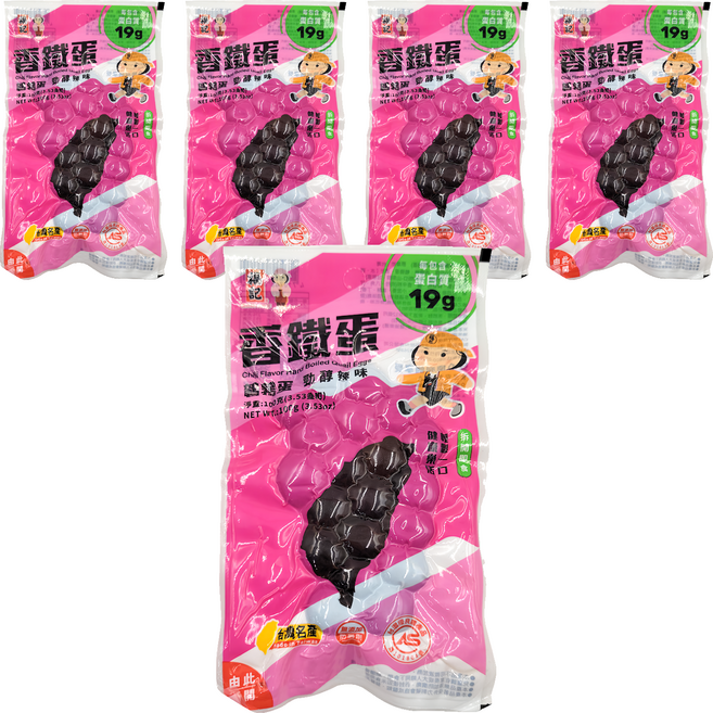 福記 香鐵蛋 辣味鵪鶉蛋, 100g, 5包