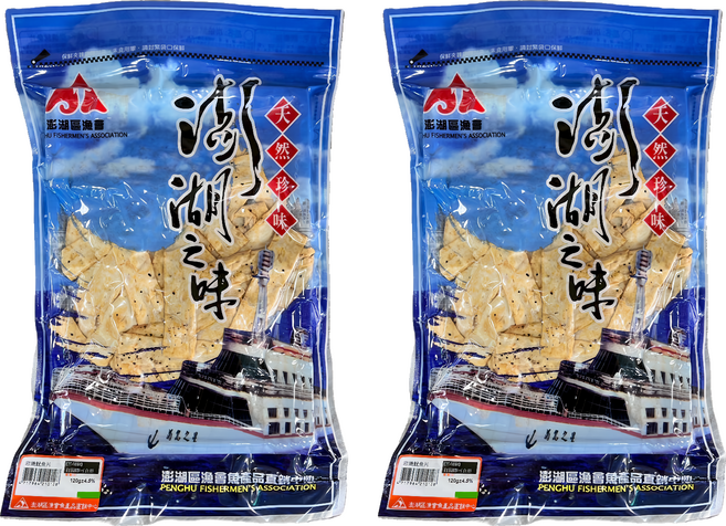 澎湖區漁會 澎湖之味 黑胡椒岩燒魷魚風味片, 2包, 120g