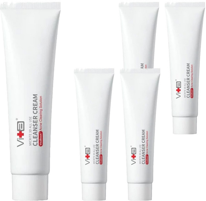 Swissvita 薇佳 微晶3D全能洗顏霜 VitaBtech升級版, 100g, 5條