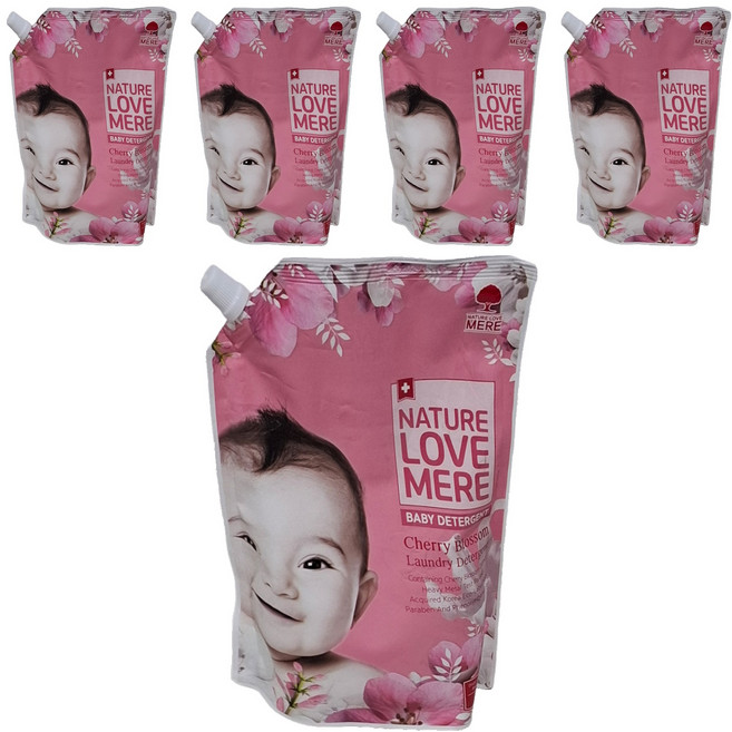 NATURE LOVE MERE 林貝兒 抗臭洗衣精, 1.3L, 5包