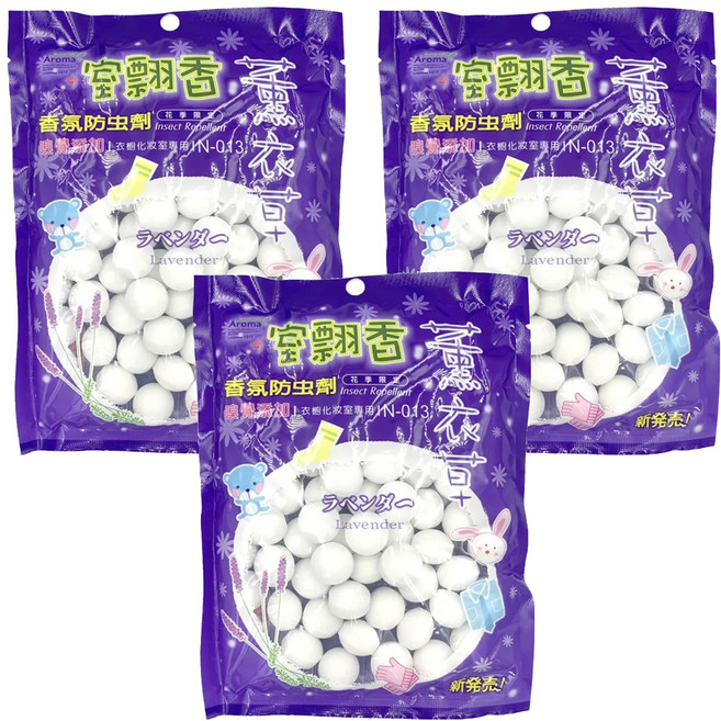室翲香 香氛防蟲劑 薰衣草, 1包, 3包, 300g