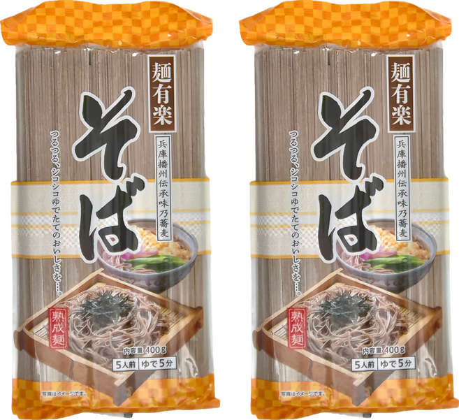 麵有樂 播州蕎麥麵, 400g, 2包
