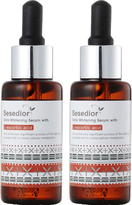 Sesedior 希希娣兒 台灣公司貨 全效美白精華 左型C, 30ml, 2瓶