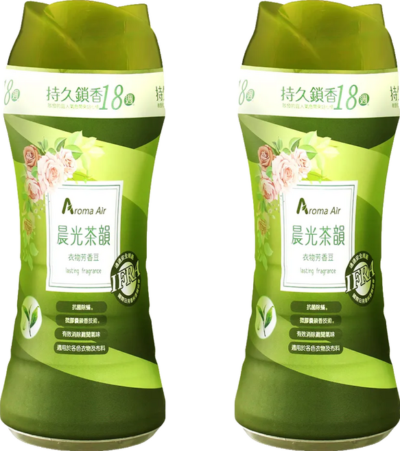 皂福 Aroma Air 衣物芳香豆 抗菌防臭 晨光茶韻, 350ml, 2瓶