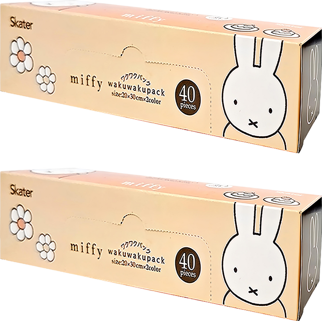 Skater 塑膠袋 MIFFY, 200 x 300 x 0.03mm, 40入, 2盒