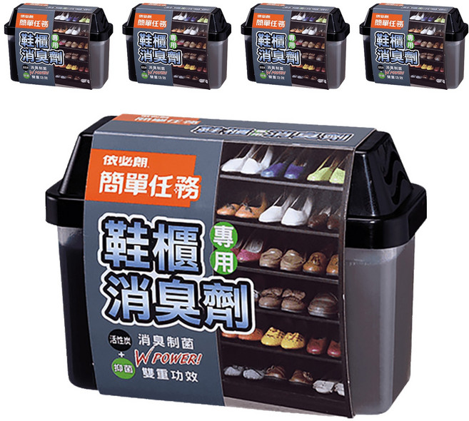 依必朗 簡單任務 鞋櫃專用消臭劑, 150g, 5盒