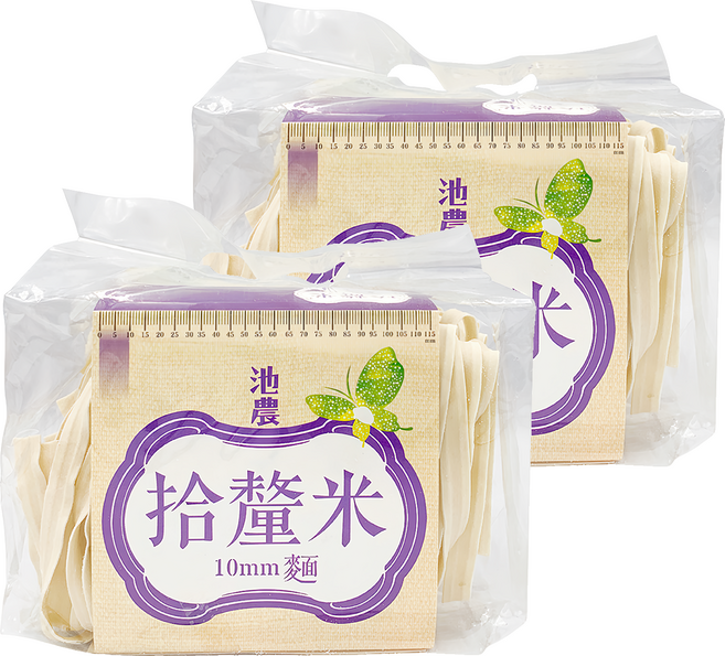 池上鄉農會 刀削麵 拾釐米, 450g, 2包